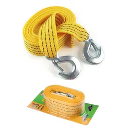 4M Heavy Duty 3 Ton Car Tow Cable traino Pull Rope Strap ganci Van Road Recovery per Audi Benz Buick Skoda Mazda Ford Toyota BMW