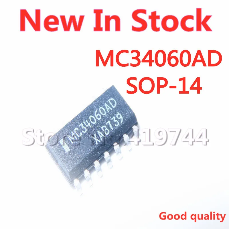 5PCS/LOT MC34060 MC34060AD SOP-14 DC DC switching controller chip In Stock NEW original IC
