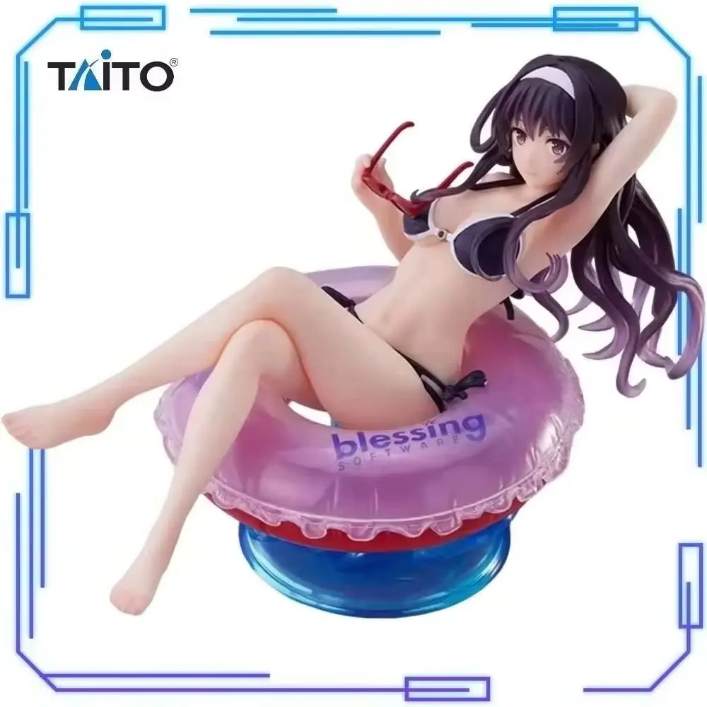

In Stock Taito Original Genuine Anime Saenai Heroine No Sodatekata Fine Kasumigaoka Utaha Aqua Float Girls Figure 10cm Model Toy