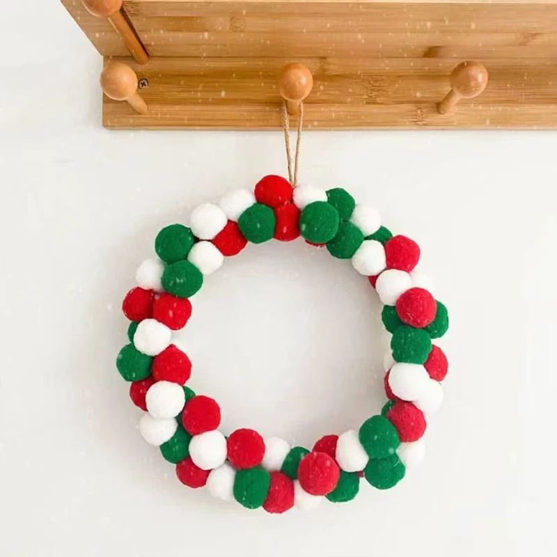 مختلط رقيق مرونة عالية لينة الكريات عيد الميلاد اللون سلسلة Diy بها بنفسك مخيط يدويا الحرفية لعب الأطفال عيد الميلاد الديكور المواد