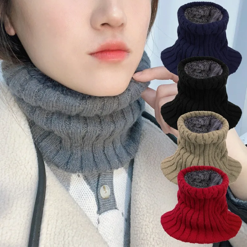 Neck Protection Warm Scarf Winter Women Men Solid Color Windproof Simple Scarf Soft Comfortable Outdoor Scarf Fashion Accessory