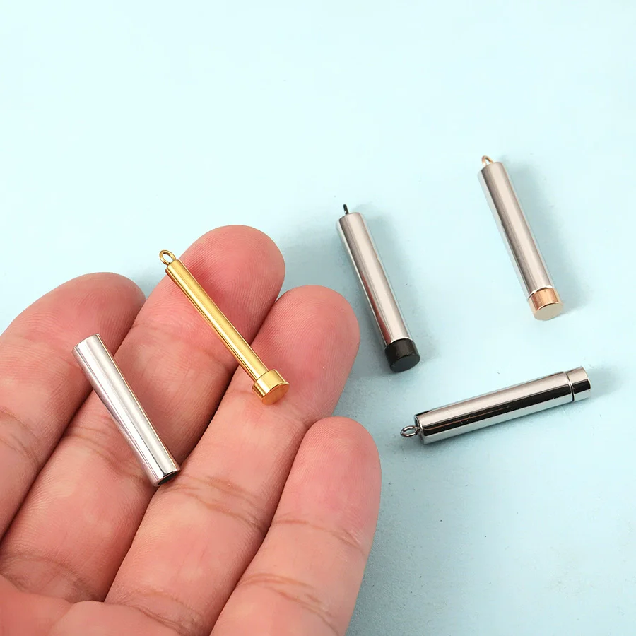 

Скрытая подвеска из нержавеющей стали, заготовка для гравировки металлических полых труб, подвески, зеркальная полировка, оптовая продажа, 10 шт.