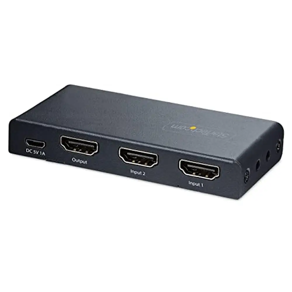 8K HDMI Switcher 2-Port HDR10  Dolby TrueHD/DTS:X Auto/Manual Switching 4K 120Hz/8K 60Hz HDMI 2.1 UHD HDCP 2.3/2.2/1.4 1A USB