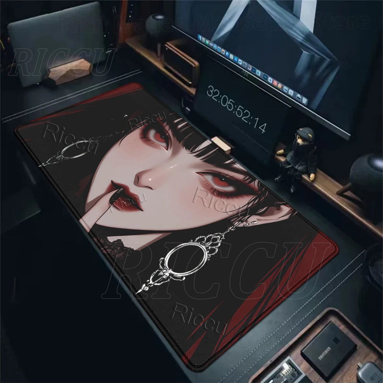 

Mousepads Anime Girls Pattern Extended PC Gamer Table Mat Anti-slip Rubber Carpet Mousepad Decor Soft Office Accessories Deskmat
