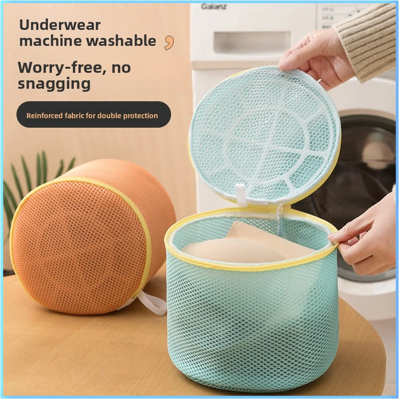 High Density Mesh Bra Wash Bag Anti Deformation Washing Machine Special Laundry Bag For Underwear And Bras Household Cleaning St
