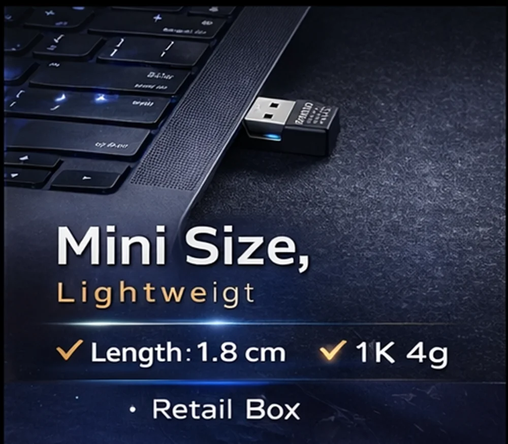 USB Receiver For Logitech G PRO X SUPERLIGHT 2 Mouse – 1K / 8K 8000Hz Hyper-Polling Rate Wireless Dongle