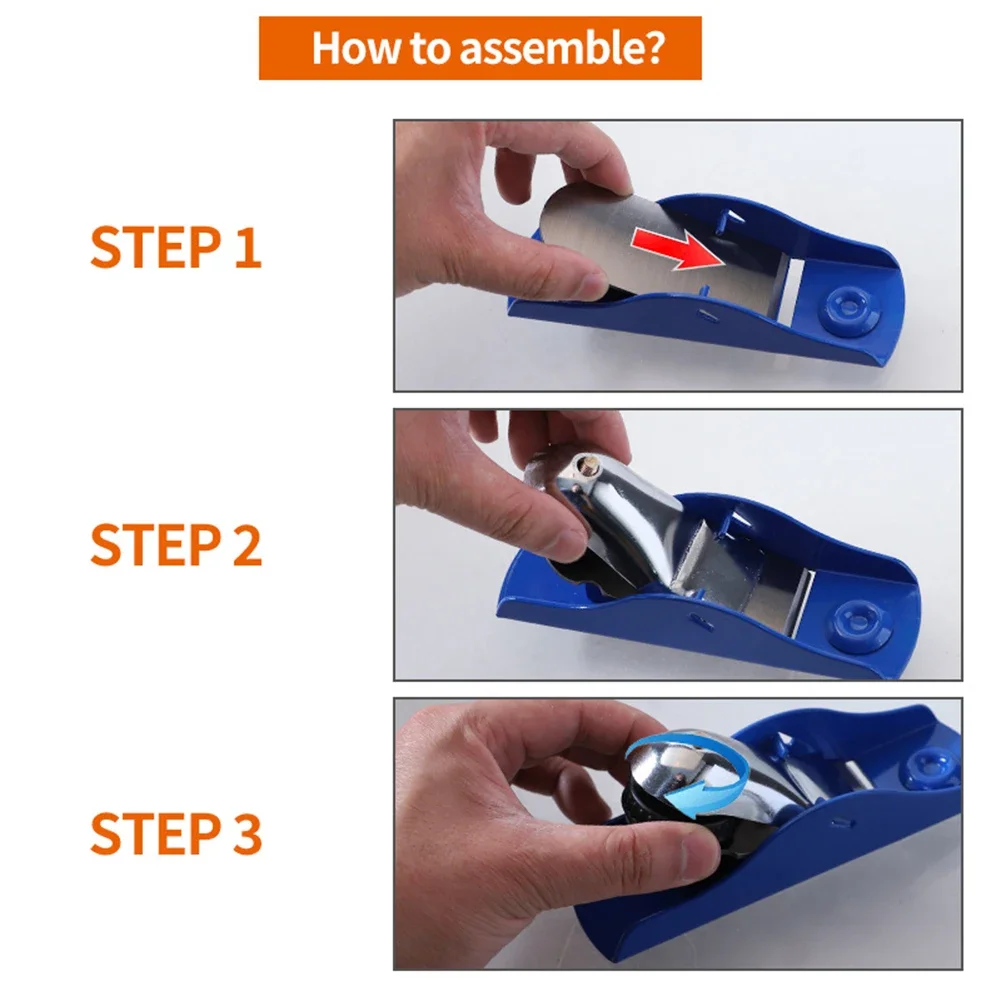 Mini Hand Planer 3.5in/6.3in Iron Body Manual Wood Planer Flat Bottom Trimming Plane For Woodworking/Trimming