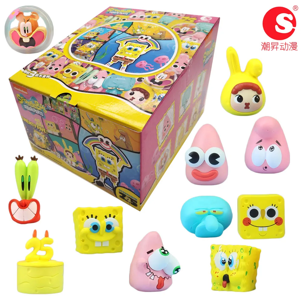 

Genuine Spongebob SquarePants Cute Item Series Blind Box Squidward Cartoon Character Toys Cartoon Peripheral Ornaments Gifts