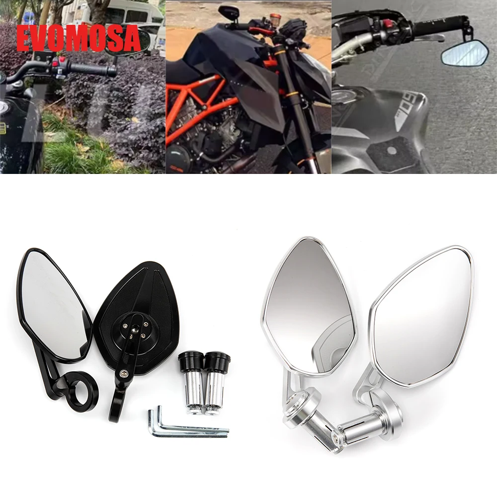 For YAMAHA MT 07 09 MT07 MT09 MT10 SP XSR700 XSR900 FZ07 MT-10 MT-07 Handlebar End Mirror Side Rotation Motorcycle Accessories