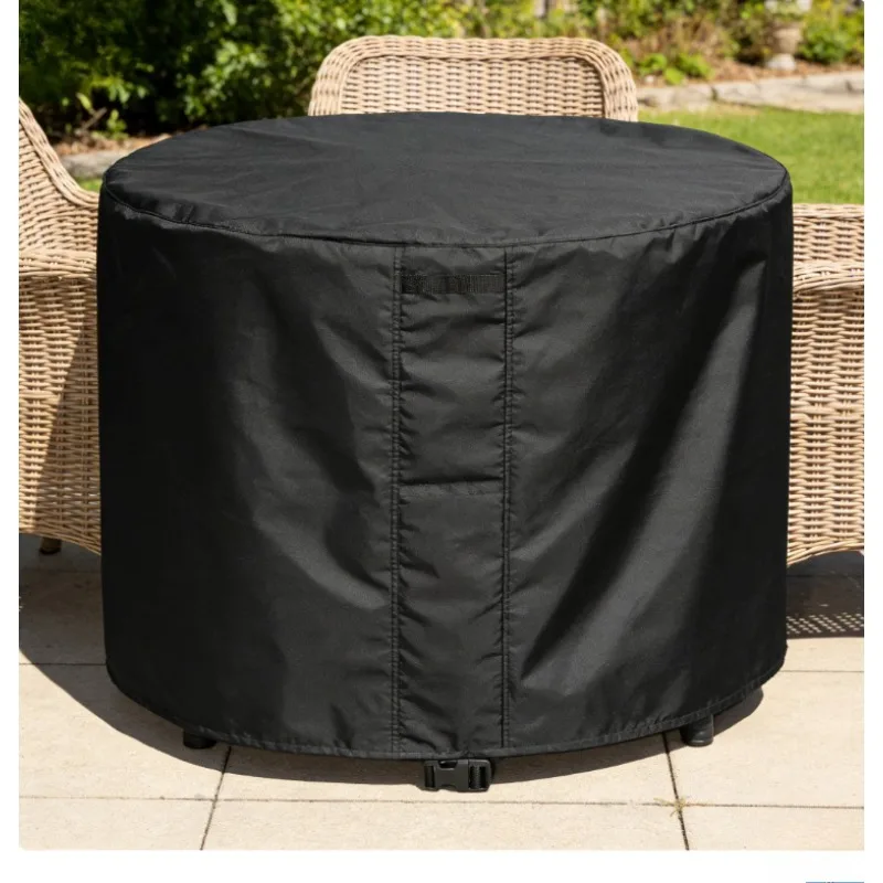 

420D Oxford Fabric Outdoor Round Furniture Cover Waterproof Dustproof for Garden Table and Chair Protection Durable