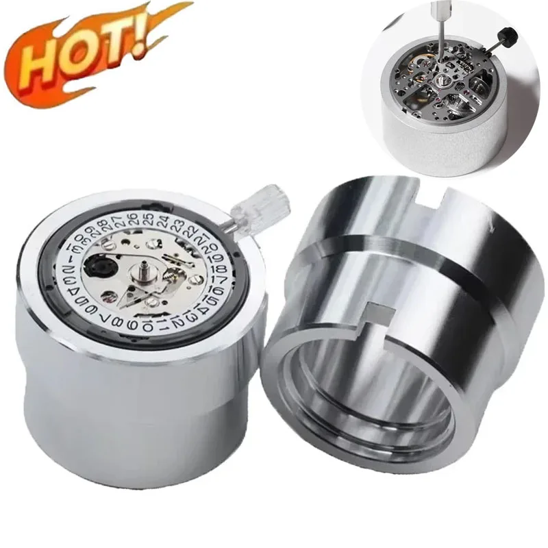 Основание держателя механизма часов NH35 NH36 подходит для Seiko NH34 7S26 7S36 8215 2824, держатель с двойной головкой, инструмент для ремонта основания