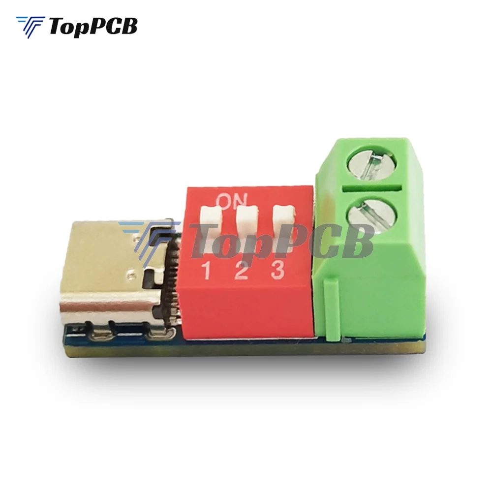 USB C Type-C PD Trigger Board QC Decoy Fast Quick Charge Charger Test Board DC 5-20V Adjustable Voltage Charging Module