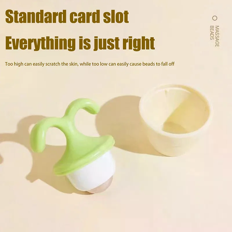 

Массажер для шейного лимфатического льда, милый роликовый шарик для растений в горшке, успокаивающий волшебный инструмент для украшения стола, ручной расслабляющий массажер