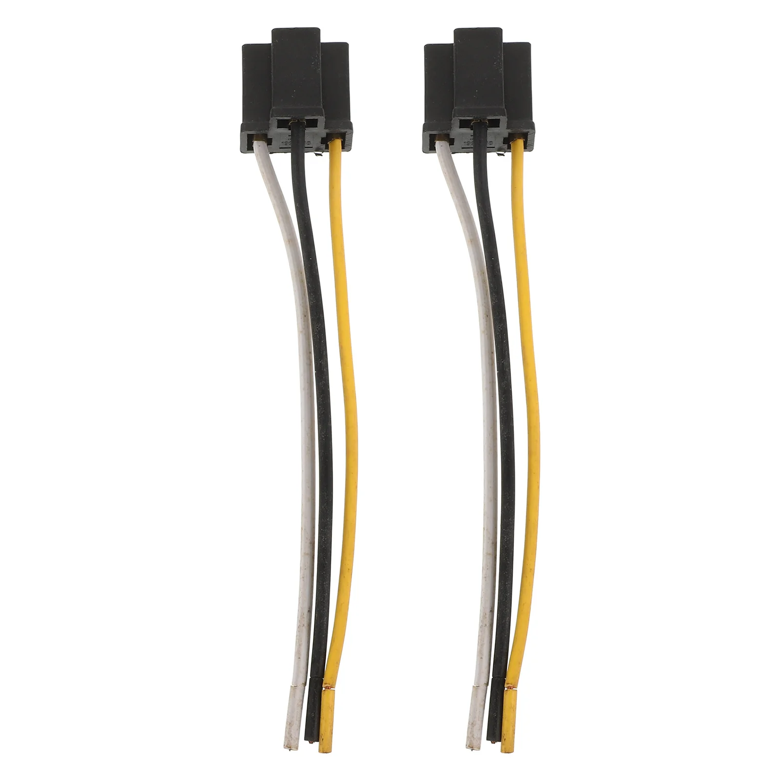 

2Pcs Motorcycle Horn Wire Harness Replacement Durable Copper Plastic Multifunctional Connector Kit Horn Connector