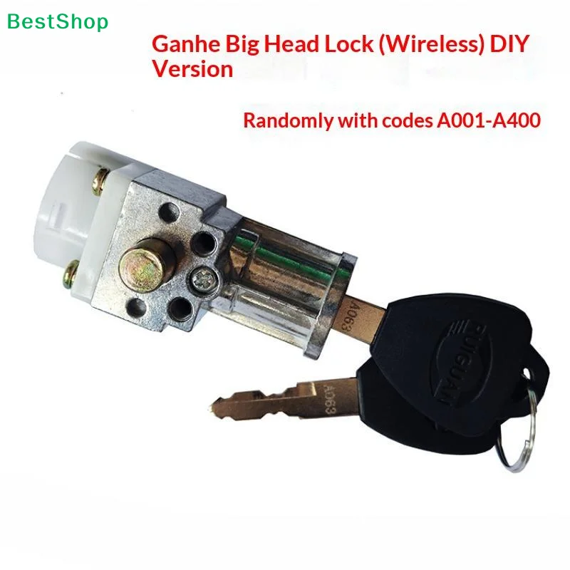 Performance Battery Charger Mini Lock With 2 Keys For Motorcycle E Bike Scooter