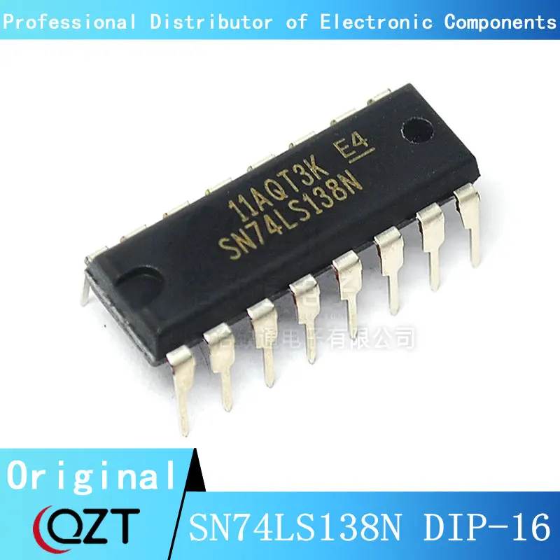 10pcs/lot SN74LS138N DIP 74LS138 SN74LS138 74LS138N HD74LS138P DIP-16 chip New spot