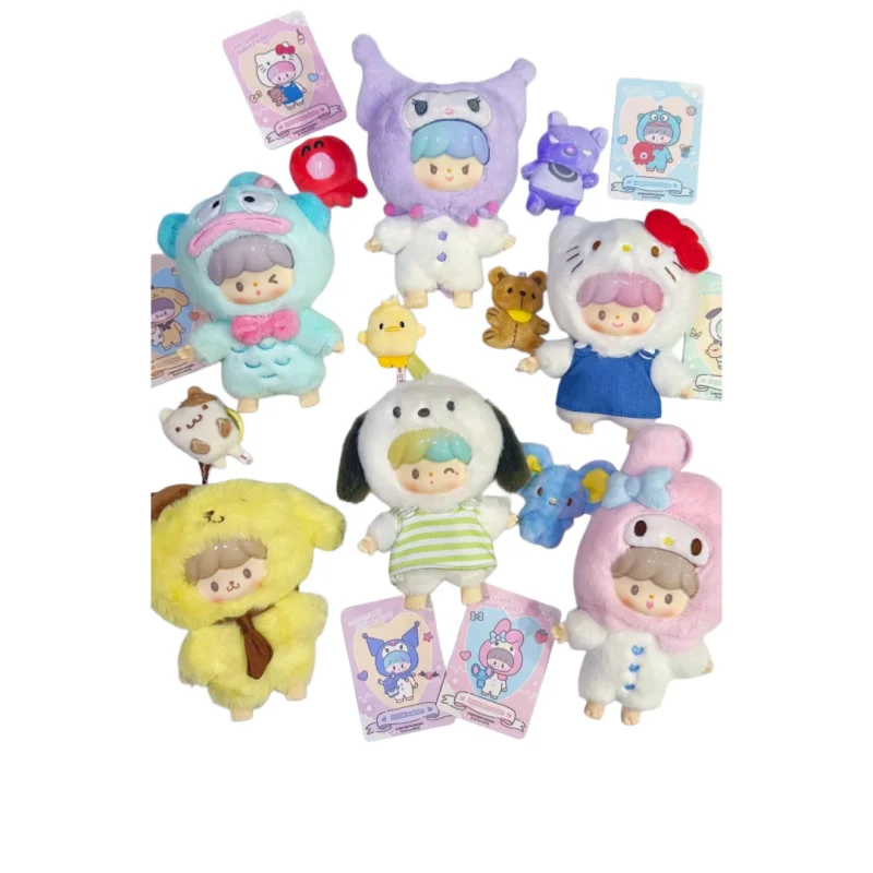

In Stock Characters Kawaii Vinyl Blind Box Love League Buddies Series Toy Collection Bag Backpack Pendant Holiday Surprise Gift
