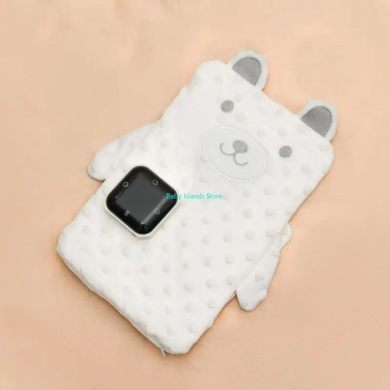K92D Cartoon Belly Band Lovely Kids Umbilical Cord Bellyband Reusable Tummy Colic Heating Belt for Upset Stomach Uncomfort