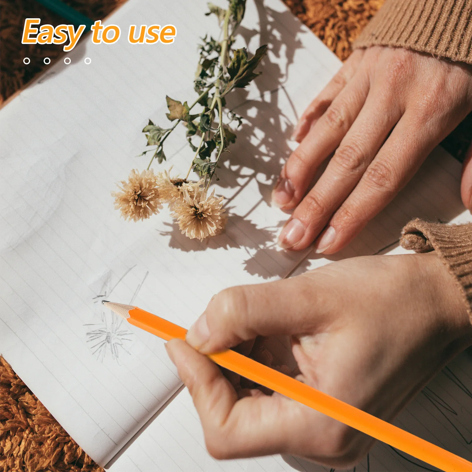 100Pcs Wooden Pencils with Erasers Bulk Office Supplies Long Wood Pencils Multi-Function Writing Drafting Sketching