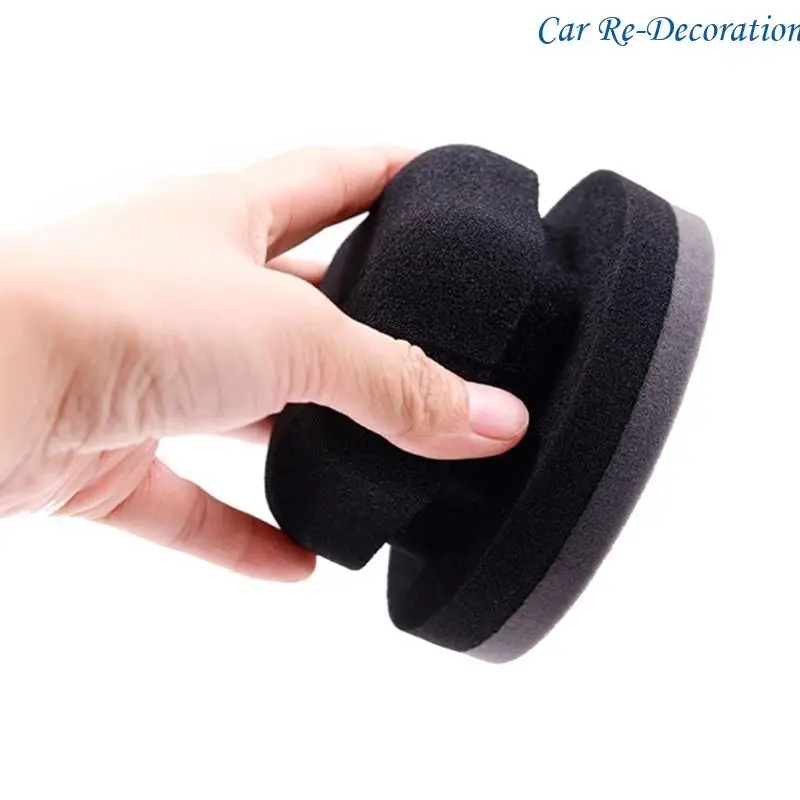 

R58D Автомобильная полировка шин с эргономичной ручкой проектирующая шина Восковая губка для эффективной очистки и воска