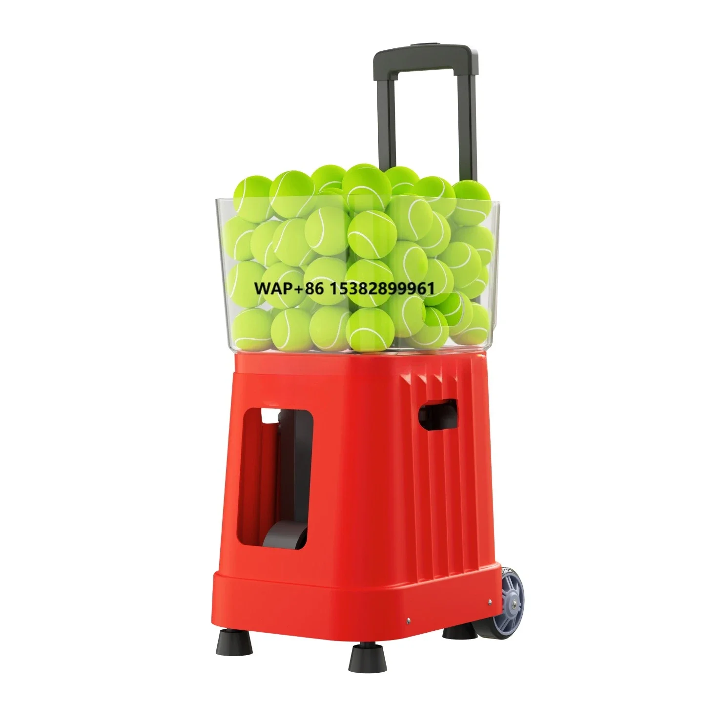 

SIBOASI SS-T1 Durable Lightweight Portable Tennis Ball Machine ABS Remote Ball Thrower Trainer 120 Balls for Indoor/Outdoor Use