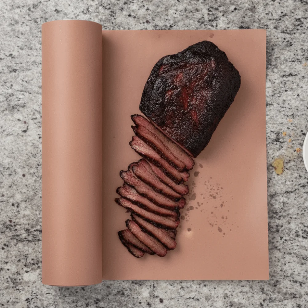 Thickened Butcher Paper Roll Heat-resistant Wood Pulp Barbecue Oil-Absorbing Paper Break-resistant Biodegradable