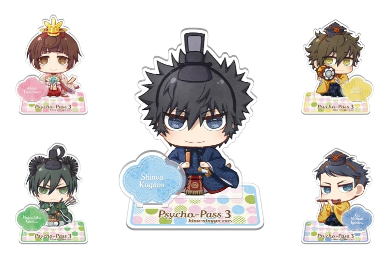 Популярный аниме Psycho-Pass, древний костюм, версия персонажа, 10 см, акриловая стоячая вывеска, настольная подставка, друзья, рождественские подарки