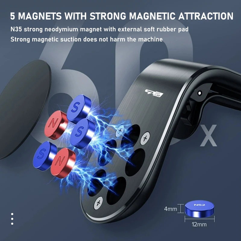 Car Magnetic Phone Holder Dashboard Bracket Accessories For KIA K5 K2 Optima Soul Spectra Niro Cadenza Sephia Carens