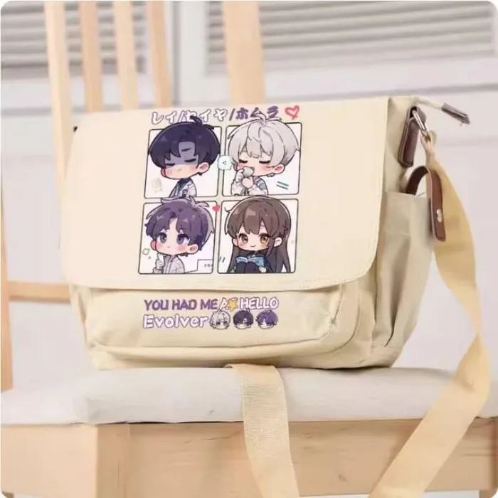 

Anime Love And Deepspace Rafayel Cosplay Casual Oxford Messenger Schoolbag Shoulder Bag Student Teenager Gift B1240 Anime