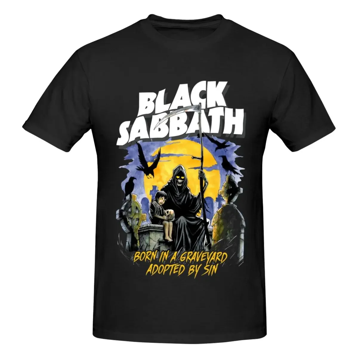 Black Sabbathes Band Rock T Shirts Graphic Y2K Pops Crewneck Tshirts For Men Women Tops