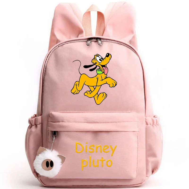 

Cute Disney Pluto Dog Backpack for Teenager Women Casual Portable Laptop Rucksack Student Schoolbag Girl Boy Travel Mochila