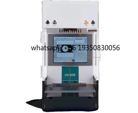 REFOX LM-80E 20W Machine 3 in 1 Intelligent Built-in Extractor Fume and Computer for  Back Glass
