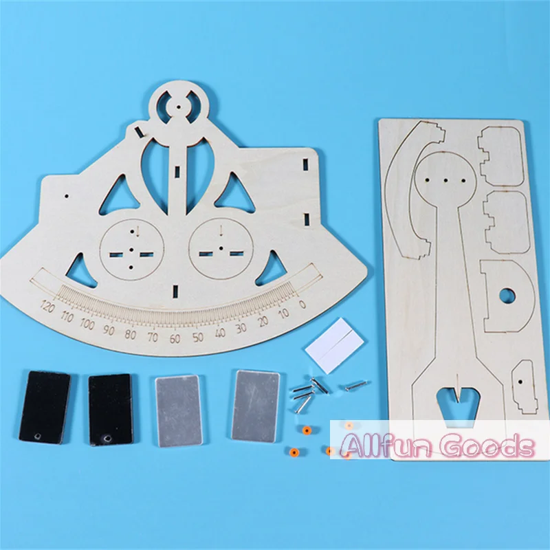 [TG835]DIY Nautical Science Educational Playthings Sailor Making Kit Wooden Assembly Toy Stickers Equipment Toy Educational