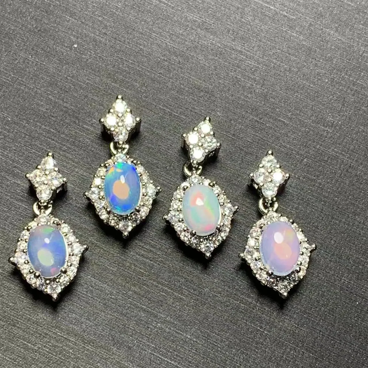 

OVAL Natural Opal Pendant Necklace Fine Jewelry Handmade Stones Wholesale Healing Energy Gift Lucky Jewelry