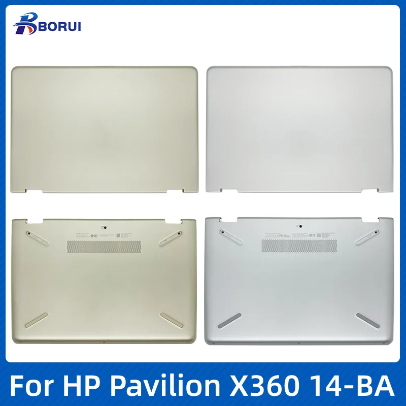 Laptop LCD Back Cover/Bottom Case for HP  Pavilion x360 14M 14-BA 14M-BA TPN-W125 924269-001 924272-002 924274-001 924273-001