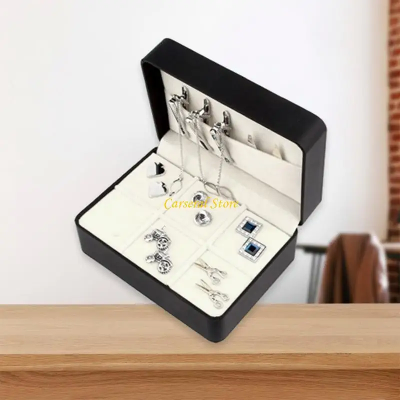 

M4YF Professional Horflink Holder Elegant Hair Pins Box Accessy A