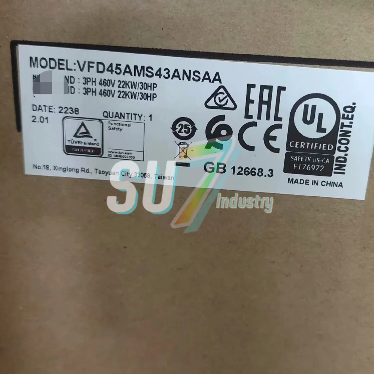 

VFD45AMS43ANSAA New original Frequency converter
