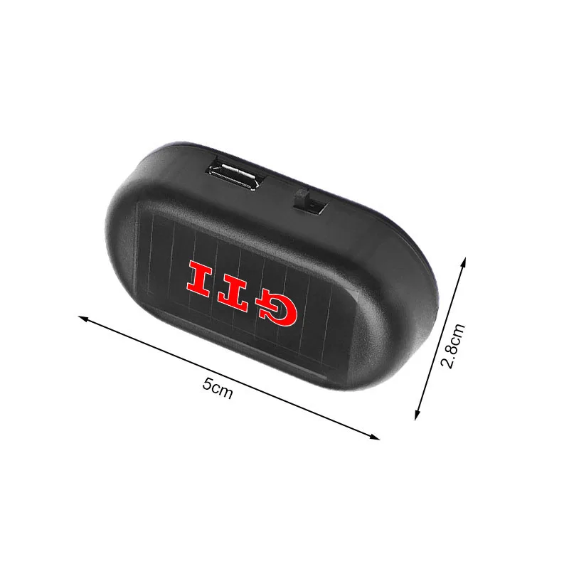 Car Wireless Warning Anti Theft Caution Lamp LED Flashing Accessories Emblem For VW GTI CC Golf 6 7 GTI Tiguan Passat B5 B6 B7