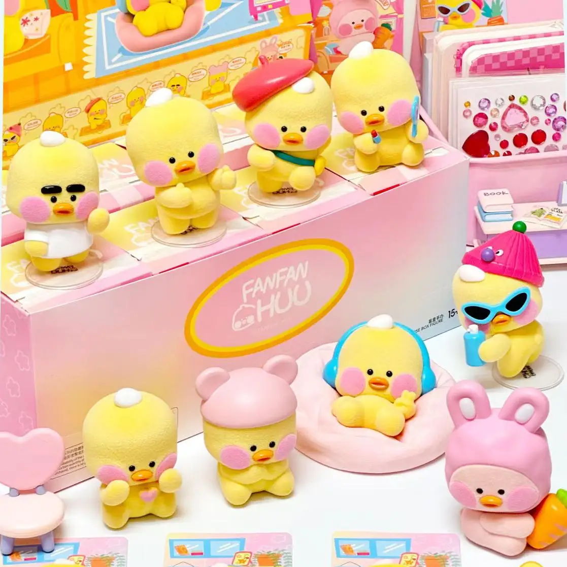 

Fanfanchuu Cute To Foul Series Blind Box Toy Cartoon Figures Mysterious Box Desktop Decoration Xmas Toys Gift