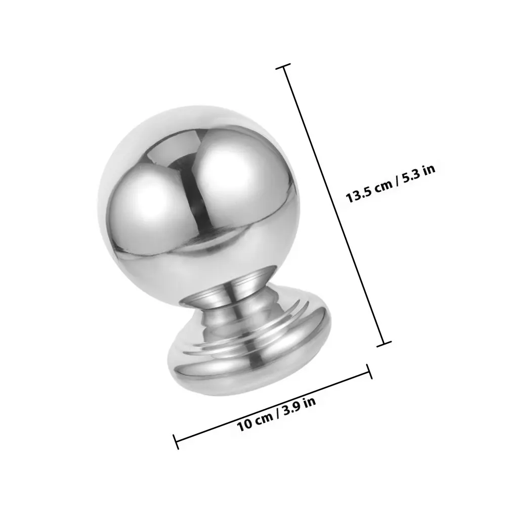 2Pcs Handrail Ball Stainless Steel Unique Design Indoor Outdoor Stair Railing Decorative Safety Banister Finial Stairway Rail