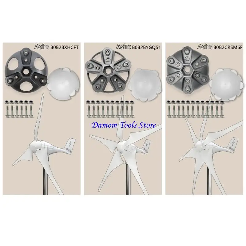 57BE Wind turbines Generator Cover Efficient Energy Conversion for Easy to Setups
