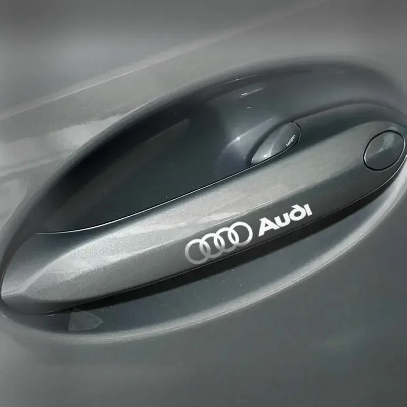 3D Metal Car Interior Nickel Stickers Steering Wheel Badges Auto Dekoration For Audi QUATTRO Sline RS A4 B8 B6 B7 B9 A3 8P 8V 8L - Image 6