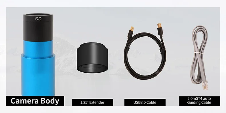 ToupTek G3M662M MINI Guide Planetary Camera USB 3.0 1/2.8 Inch Format for Astronomy without Glow Guide