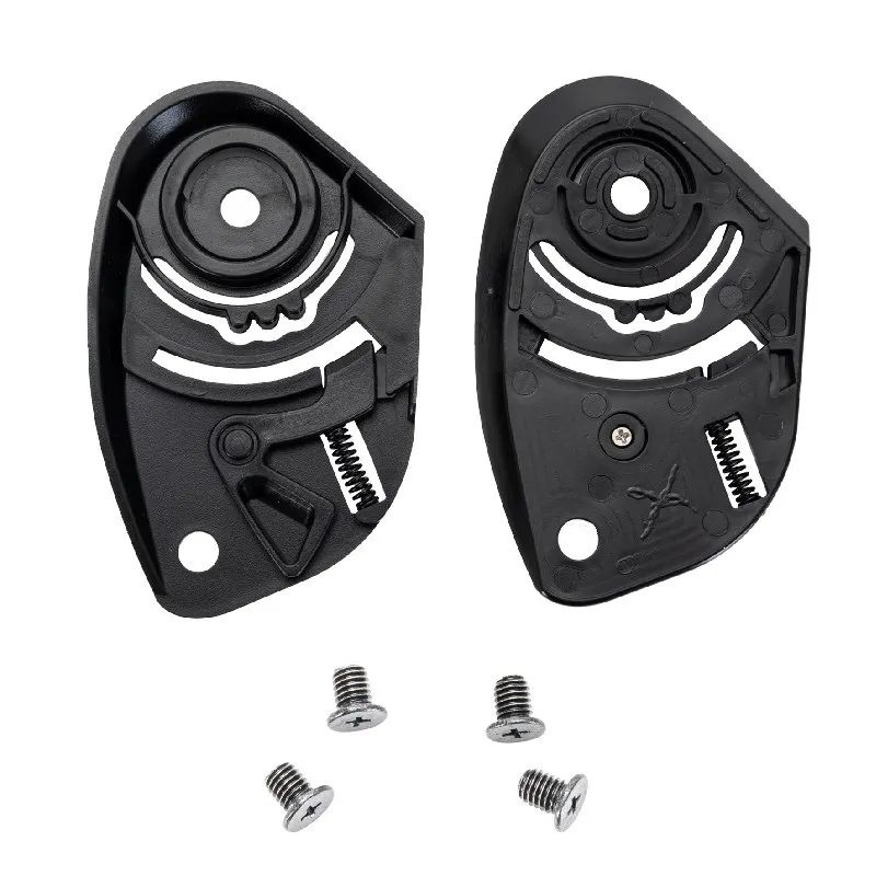 Helmet Accessories Suitable for KYT GP Half Helmet Lens Base with Screws and UV Resistant Colored Lenses