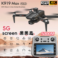 K919 MAX GPS Drone Professional 8K HD Camera 3-axis Gimbal Aerial With Screen Control Obstacle Avoidance 5G wifi FPV RC Drones