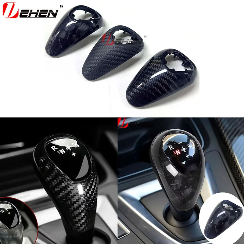 

Matte&Glossy&Forged Replacement For BMW F82 F83 F10 F12 F13 F06 Carbon Fiber Gear Shift Knob Cover
