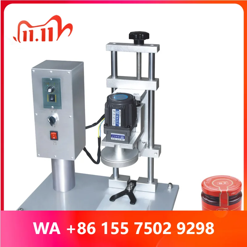 Easy Operating Capping hine Wide For Screwing Glass Bottle Or Jar With rtification