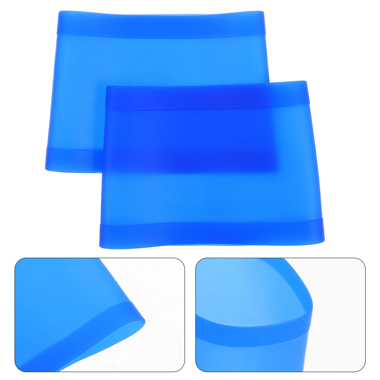 

2Pcs Silicone Shin Guard Bands Anti-Slip Secure Fit Sports Leg Guard for Soccer Basketball Running Training Shin Brace