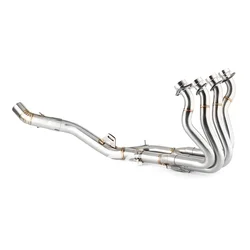 For Yamaha FZ8 2010 to 2016 FZ8N FZ8S Fazer 8 10-16 FZ8 N / S Escape Motorcycle Exhaust Muffler Header Link Pipe 51MM Slip-on