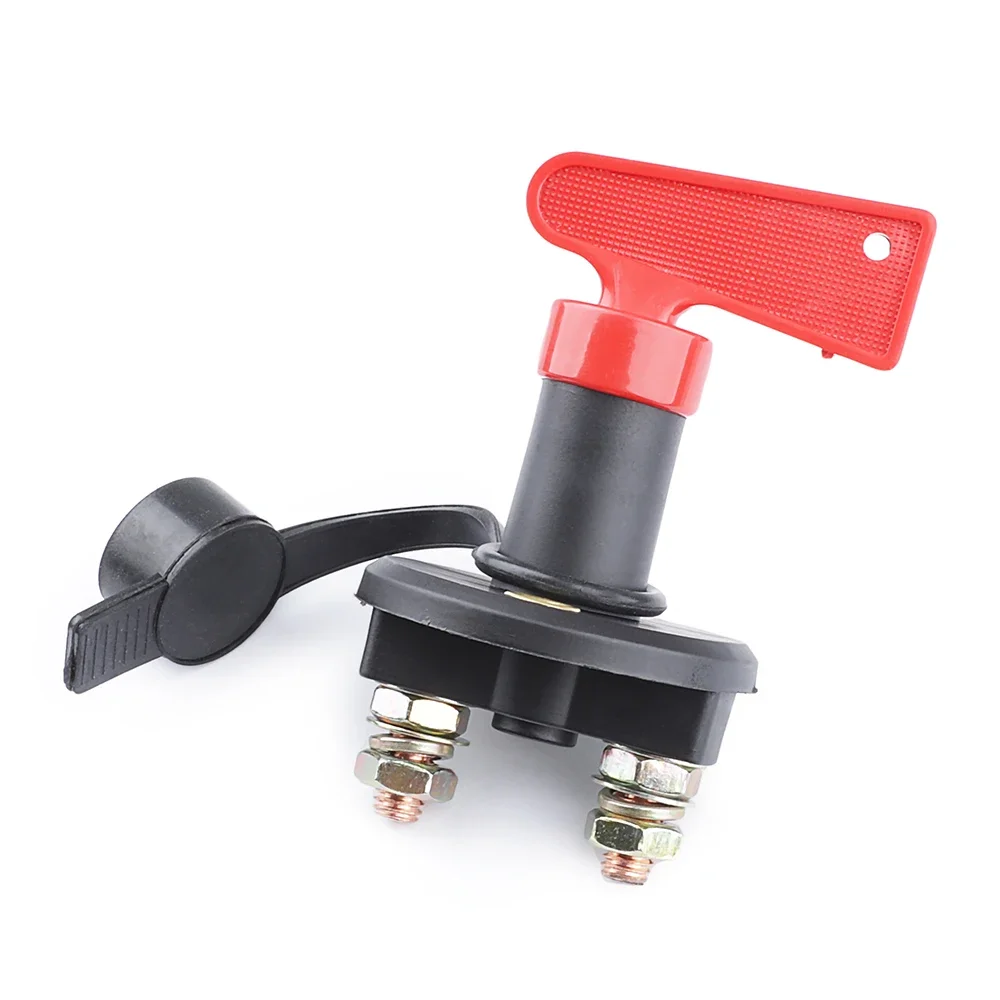 Kill Switch Car Modified Isolator Disconnector Car Power Switch 12V 24V Red Key Cut Off Battery Main Vehicle for Auto Truck Boat